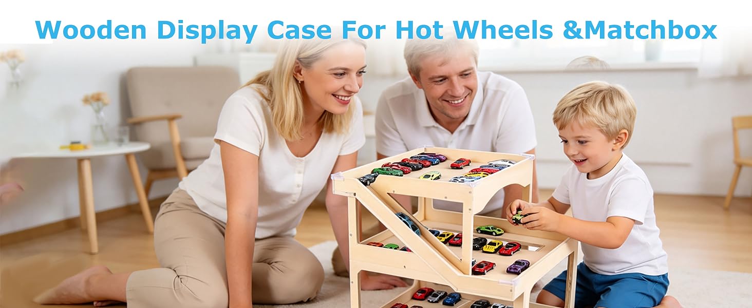 Wooden Parking Garage Display Case