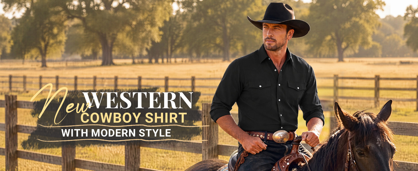 mens cowboy shirt