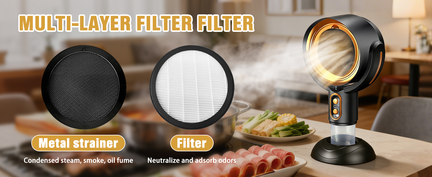 Desktop Smoke Air Purifier Fan