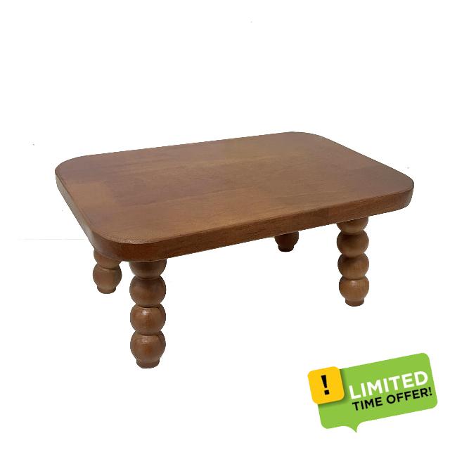 JUIOETURHeavy Duty Wooden Step Stool for Adults - 330 lb Capacity w/Detachable Legs - Tool-Free Assembly Step Stool for Office
