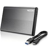 MICCOO 500GB External Hard Drive HDD, USB 3.0 Portable Expansion Storage | for PC, Mac, Laptop, X...