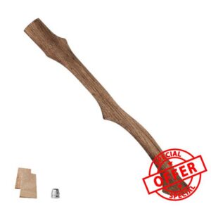 22.8" Beech Wood Axe Handle Replacement Kit for THKFWD 22.3" Wood Splitting Axe
