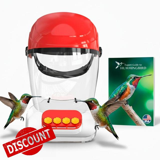 HummViewer Wearable Hummingbird Hat Feeder - Humm Viewer Mask
