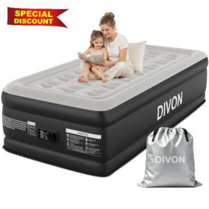 DIVON Twin Air Mattress with Built-in Pump