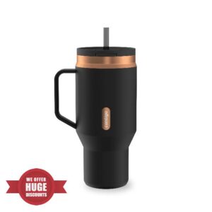 Contigo SnapSeal 30 oz Stainless Steel Vacuum-Insulated Tumbler with Handle & Reusable Straw