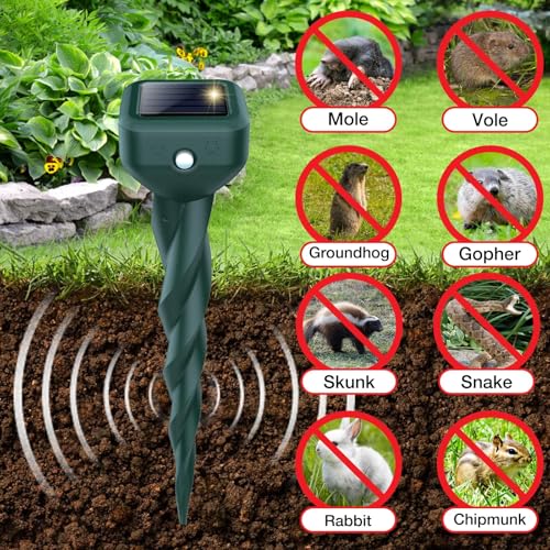IP 65 Waterproof Ultrasonic Deterrent Stakes