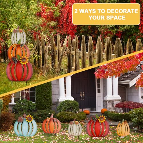 Metal Yard Signs for Garden Home Lawn Patio Thanksgiving