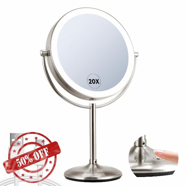 9" Lighted Makeup Mirror