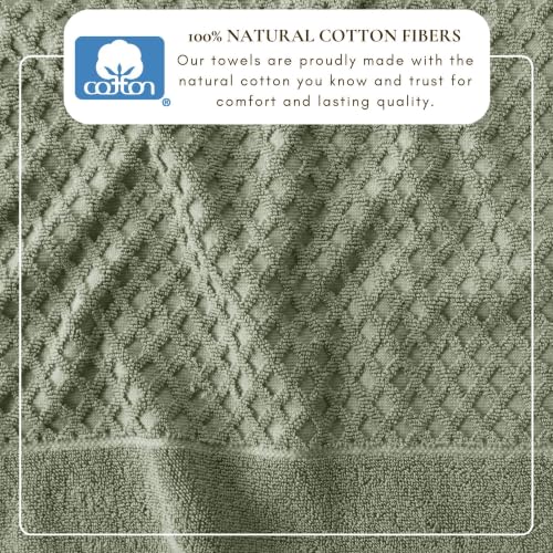 Quick-Dry Towels for Bathroom (Eucalyptus)