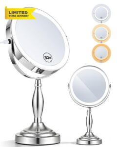 30X/1X Magnifying Mirror with Lights