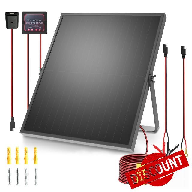 Solar Battery Charger 25W 12V