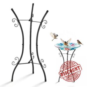 Outdoor Metal Bird Bath Stand