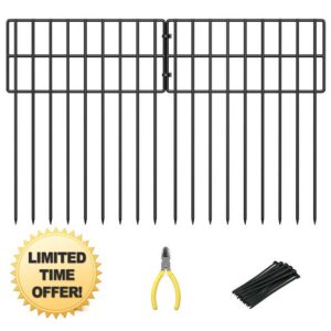 17in (H) x 27ft (L) Garden Fence Animal Barrier