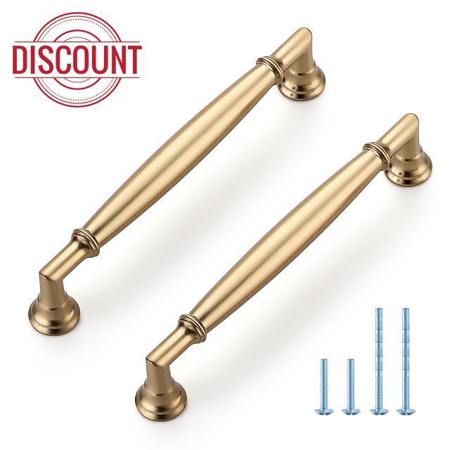 HOME EDIT Champagne Bronze Cabinet Handles 5 Inch Pulls 10 Pack | Zinc Alloy