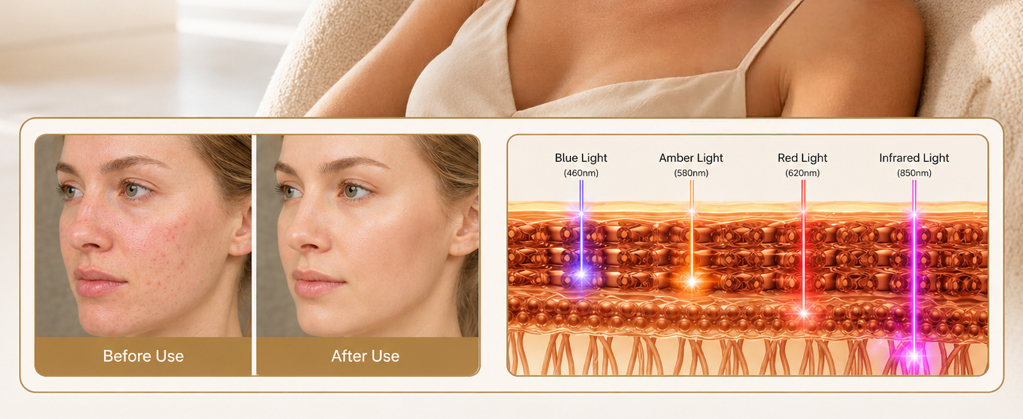 red light therapy mask