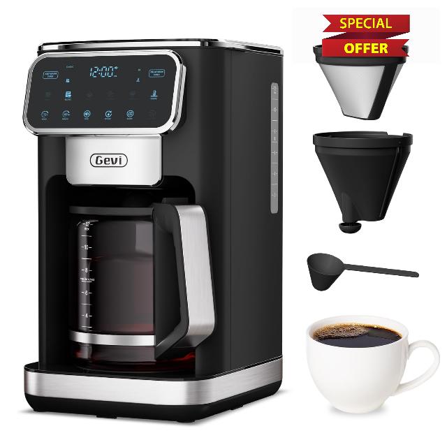 Gevi Touchscreen 12-Cup Coffee Maker