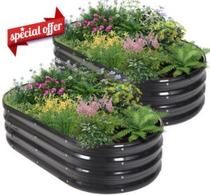 Galvanized Raised Garden Bed Outdoor