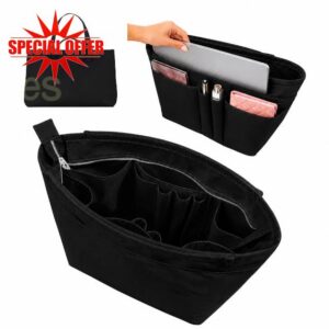 Divitize Premium Purse Organizer compatible with Curves Tote Bag Organizer — Waterproof Nylon