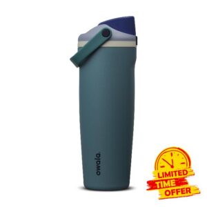 Owala FreeSip Sway Stainless Steel Water Bottle 30 oz Denim
