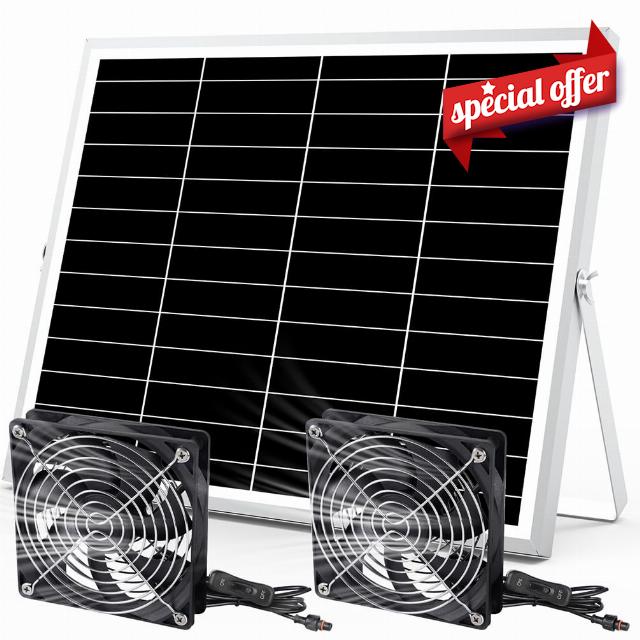 5 Inch Solar Powered Fan
