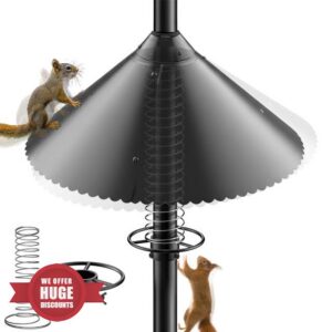 Metal Squirrel Baffle for Bird Feeder Pole