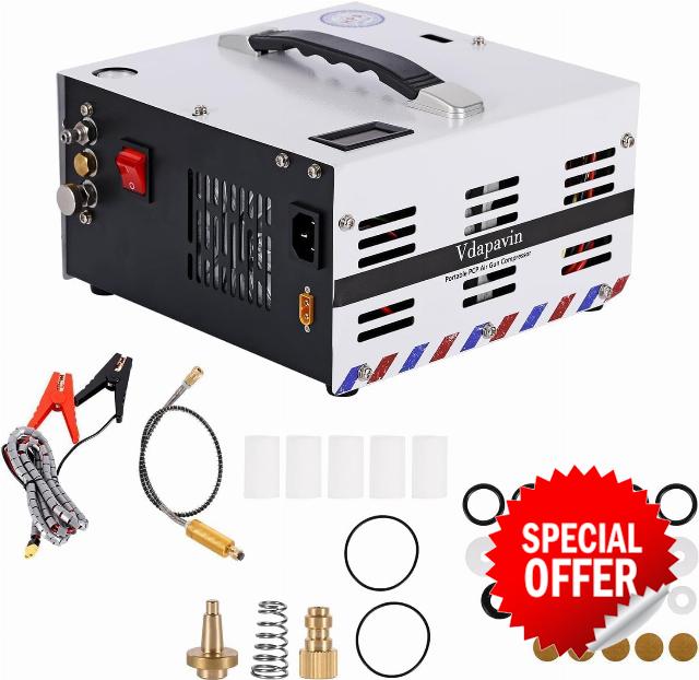 Portable PCP air compressor