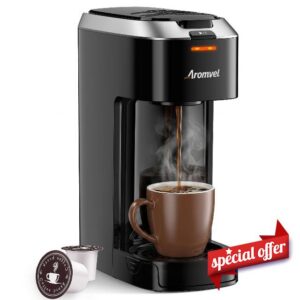 Single Serve Coffee Maker for K Cup Pods                                                          One Button Coffee Maker