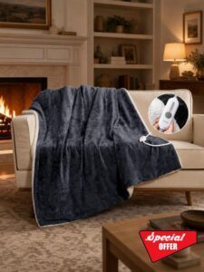 GarveeHome Heated Throw Blanket