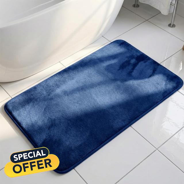 Muddy Mat® Memory Foam Bath Mat – Velvet Soft Non Slip Bathroom Rugs