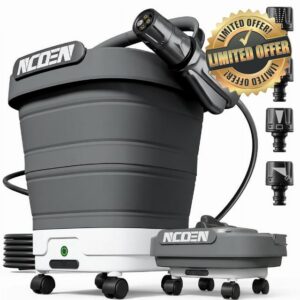 Portable Pressure Washer Max 290PSI with Foldable Tank Hand Sprayer | 4-in-1 Nozzle