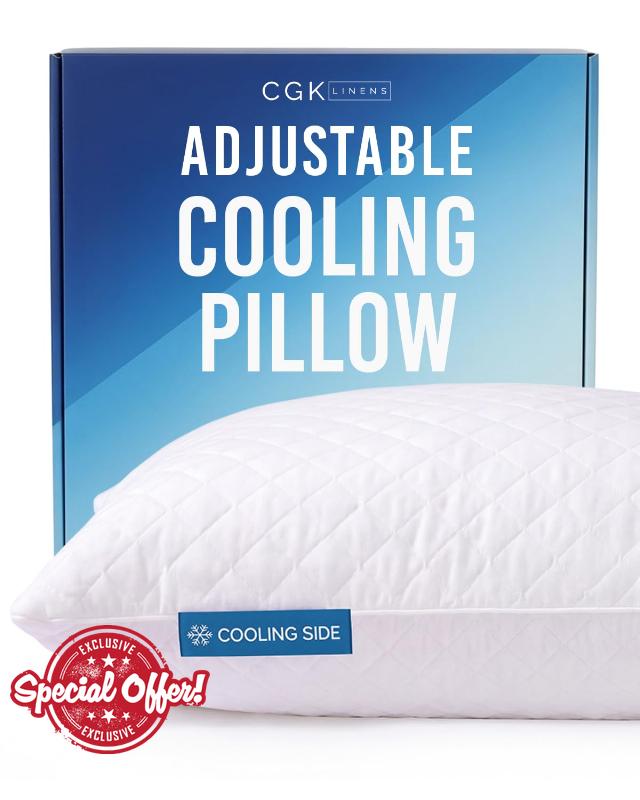 Adjustable Cooling Pillow Queen Size