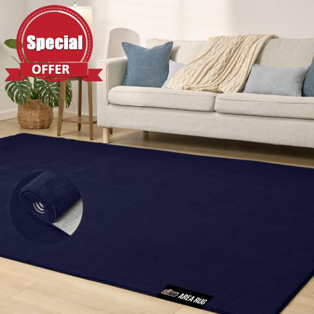 GORILLA GRIP Slip Resistant Soft Washable Stain Resistant Area Rug