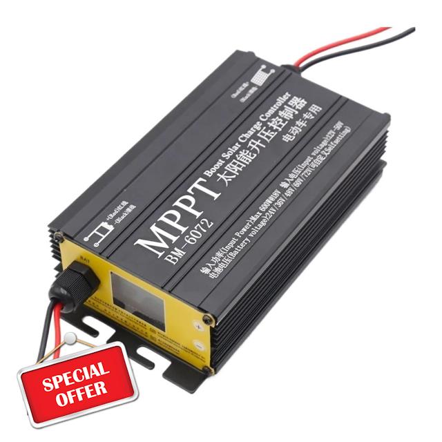 300W 400W 600W 24V/36V/48V/60V/72V Solar Boost Charge Controller(BM6072 600W)