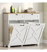 STHYTON Queen Floating Bed Frame with Upholstered Storage Headboard & Charging Station, LED Platf...