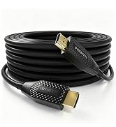 10k 8K Fiber Optic in-wall CL3 Rated HDMI Cable Long 30FT 48Gbps Certified High speed HDMI 2.1 Co...