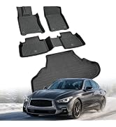 Floor Mats Compatible with Dodge Dart 2013-2016(Only Sedan),All Weather Protection Duarble TPE Ca...