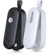 FEPPO Bag Sealer, 3000mAh Rechargeable Mini Bag Sealer with 6.2" Heating Strip, Heat Seal Portabl...