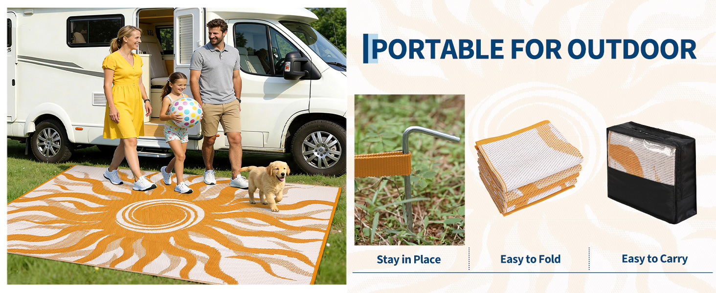 outdoor rv rug waterproof