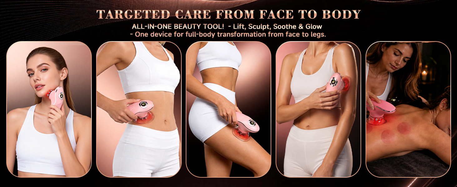 Electric Lymphatic Contour face Brush for Jawline & Neck