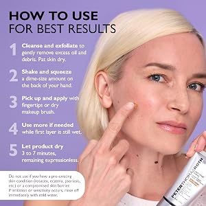 Peter Thomas Roth, Instant FIRMx Temporary Face Tightener Easy-Wear Formula, usage