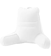 Sasttie Reading Pillow for Bed, Back Pillow for Bed Sitting Up, Taller Backrest Sit-Up Cushion fo...