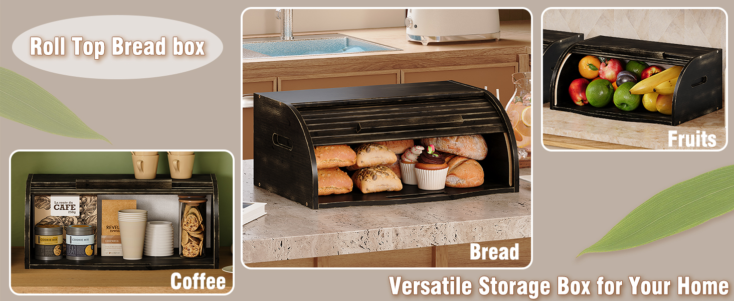 rustic bread box