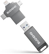 MFi Certified Photo Stick 512GB USB 3.0 Flash Drive for iPhone, 4 in 1 External Thumb Drive for P...