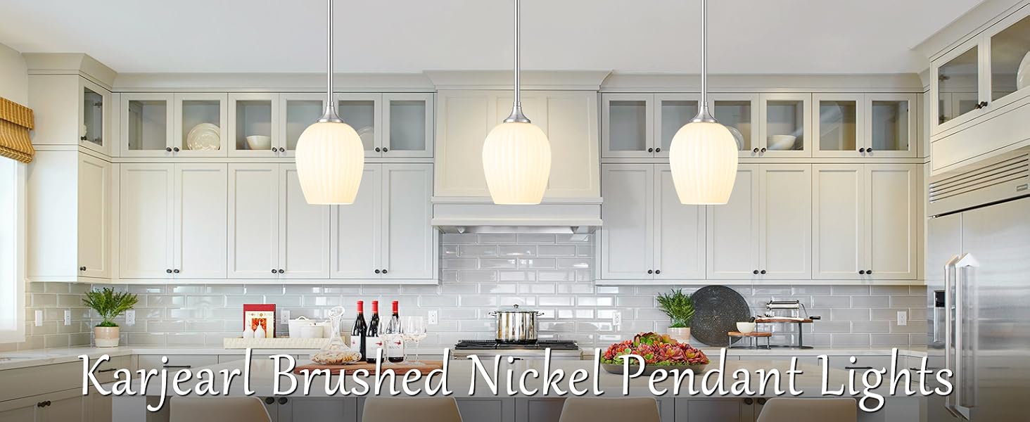 milk glass pendant light