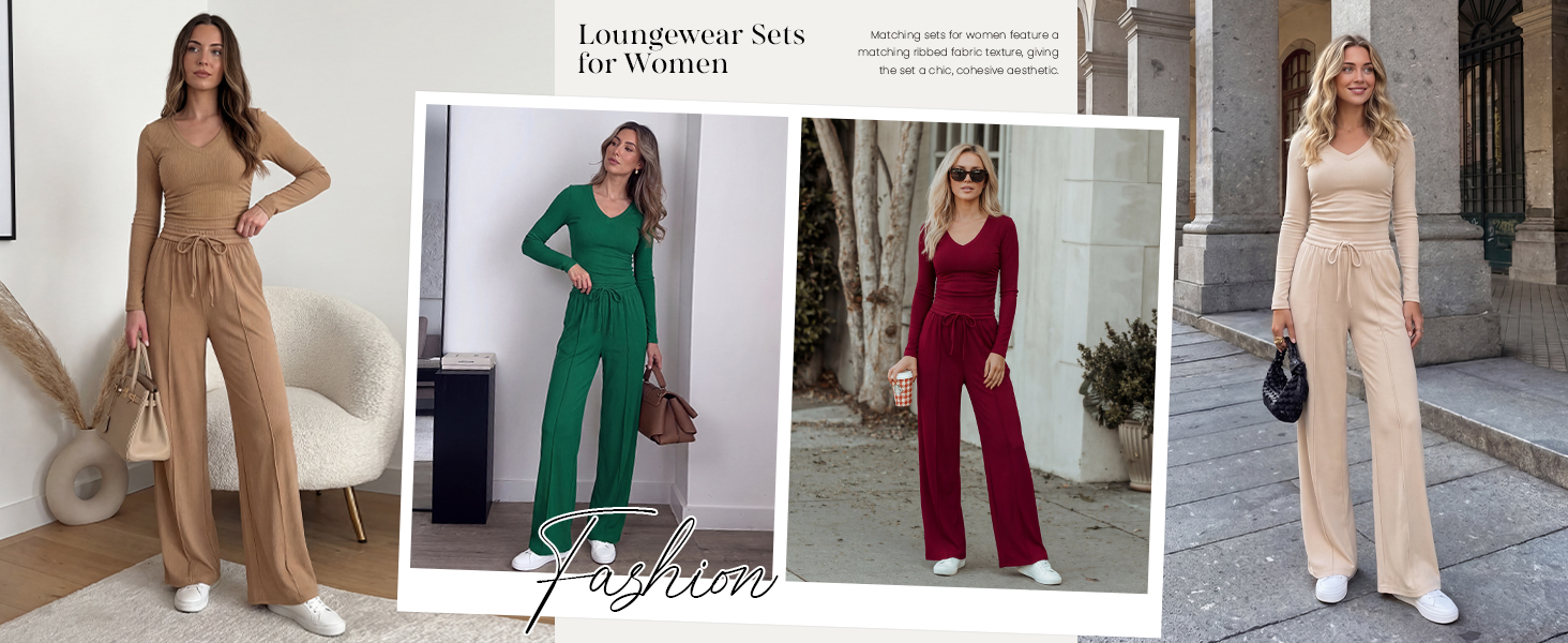 lounge sets for women, jogger sets for women 2 piece, sweatpants set for women
