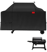 Grill Cover Fits Traeger Ironwood Pellet Smoker Grill (TFB61RLG),Outdoor Full-Length Heavy Duty W...