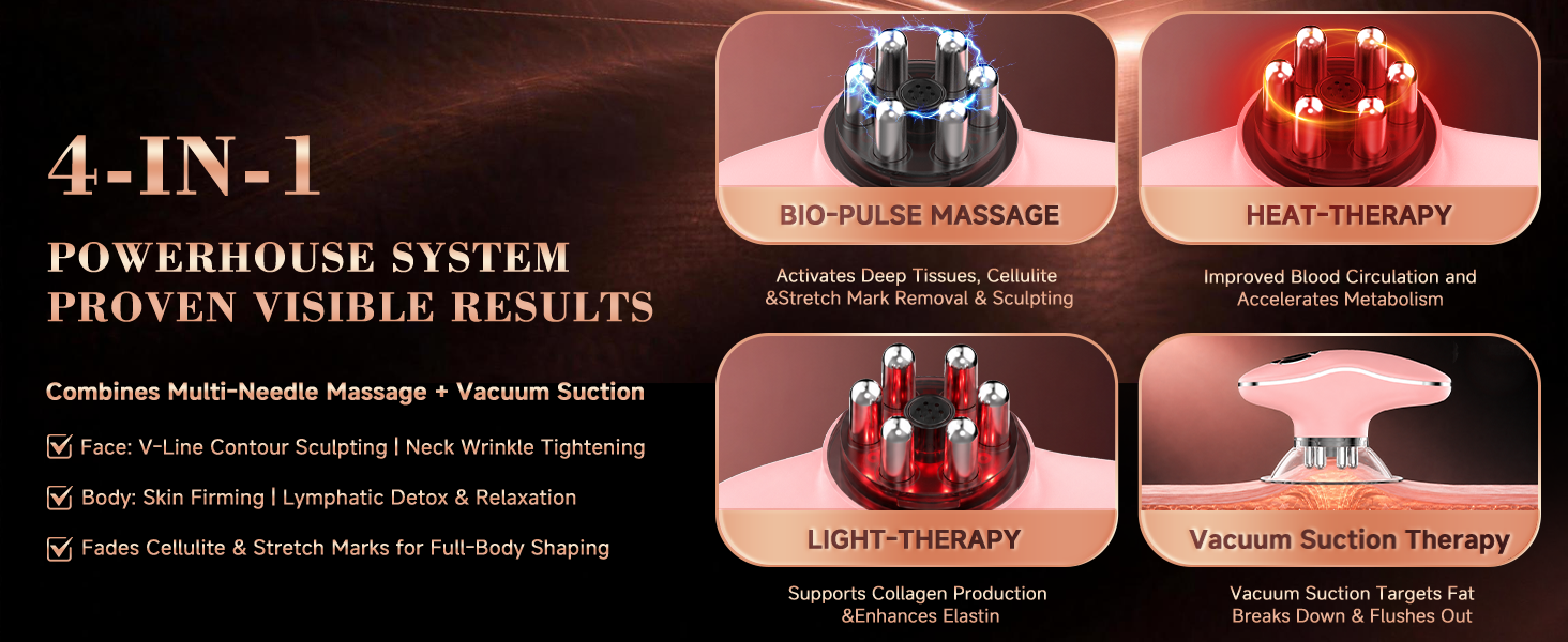 Electric Lymphatic Contour face Brush for Jawline & Neck