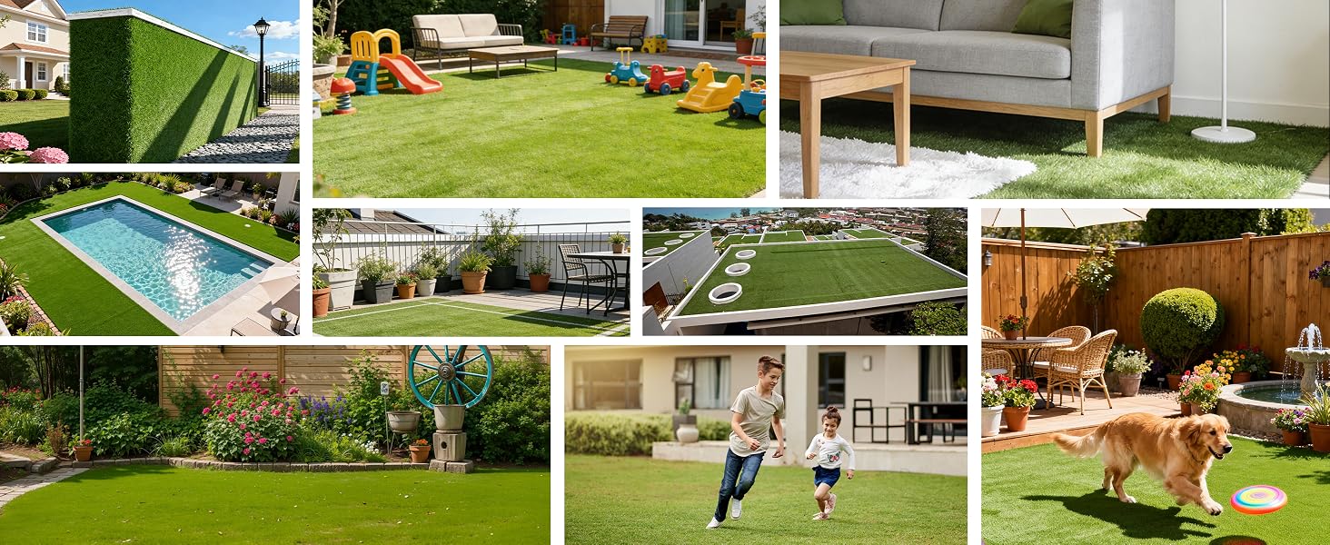 Realistic Artificial Turf Grass