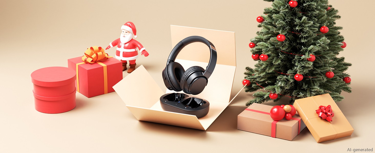 This is a suitable for mom and dad friends TV headphones