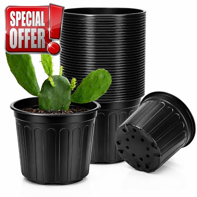 40 Pack 3 Gallon Nursery Plant Pots